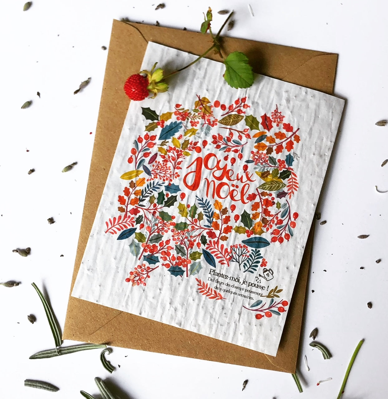 Carte à planter Joyeux Noël