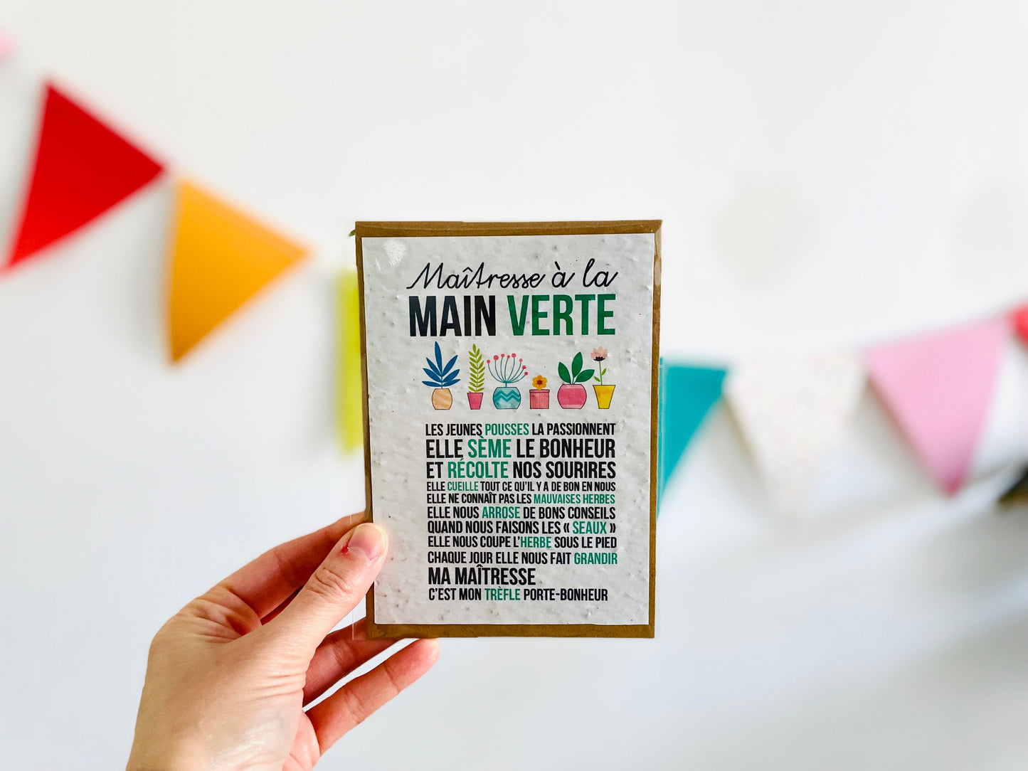 Box écologique pour la maîtresse