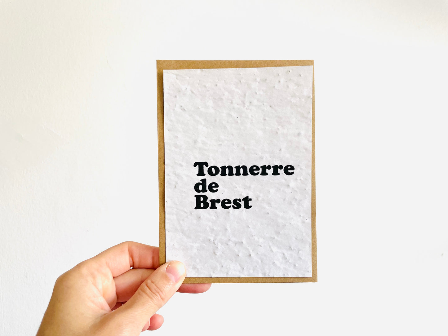 Carte à planter Tonnerre de Brest