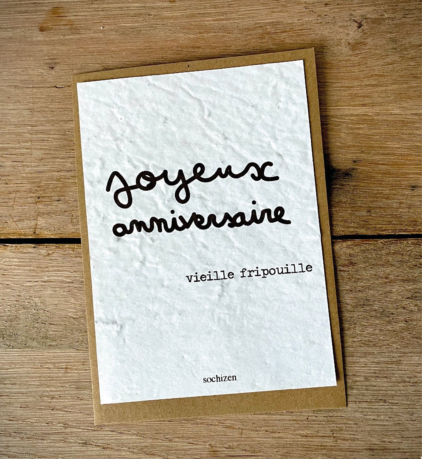 Carte à planter vieille fripouille