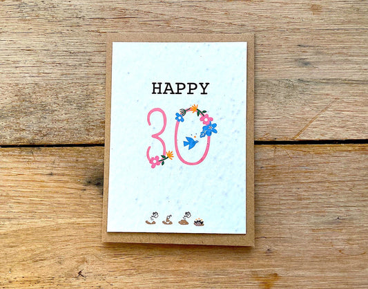 Carte à planter Happy 30