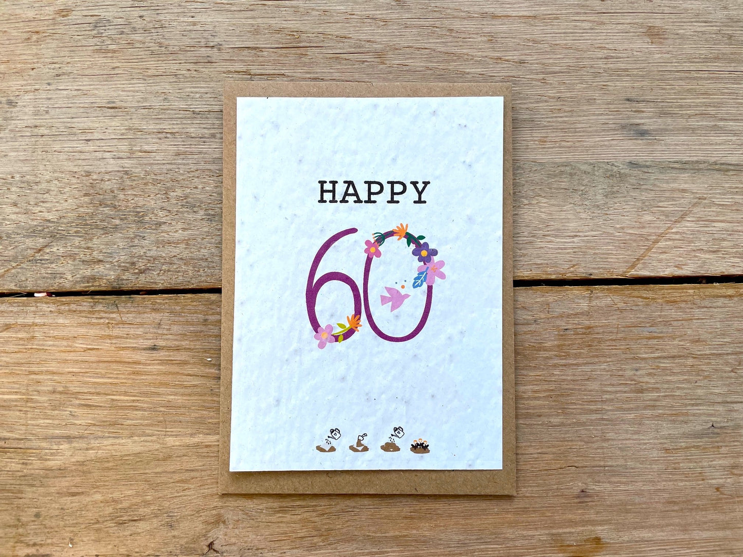 Carte à planter Happy 60