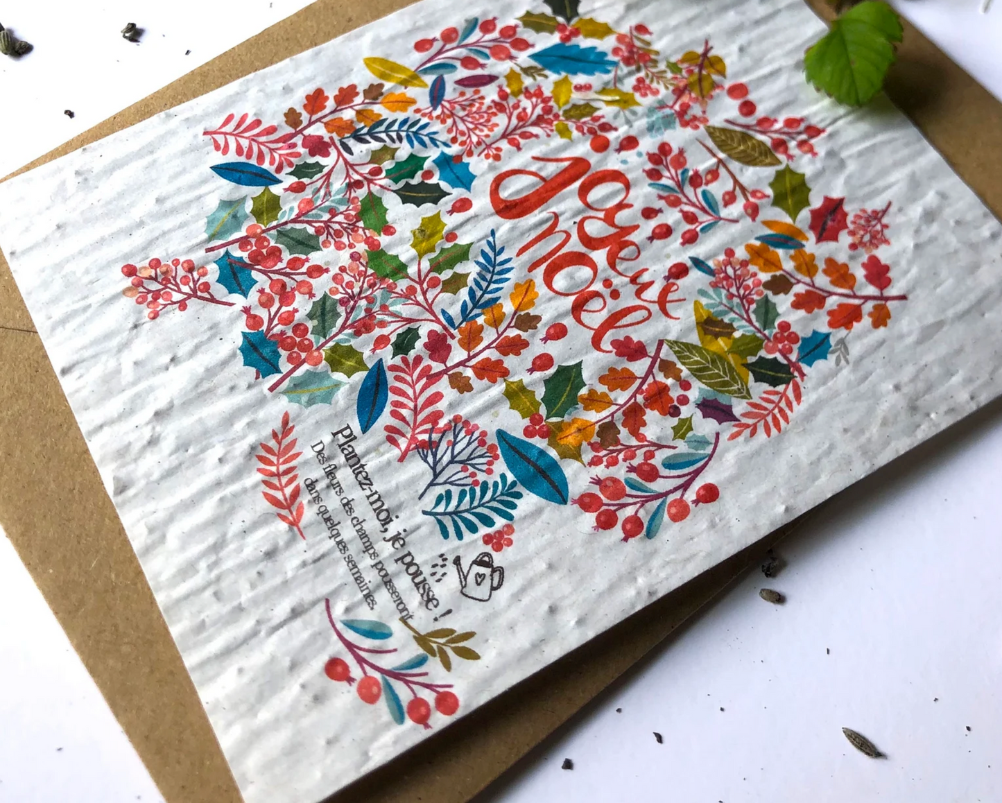 Carte à planter Joyeux Noël