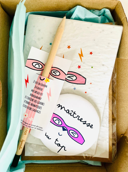 Box kit de survie pour la maîtresse