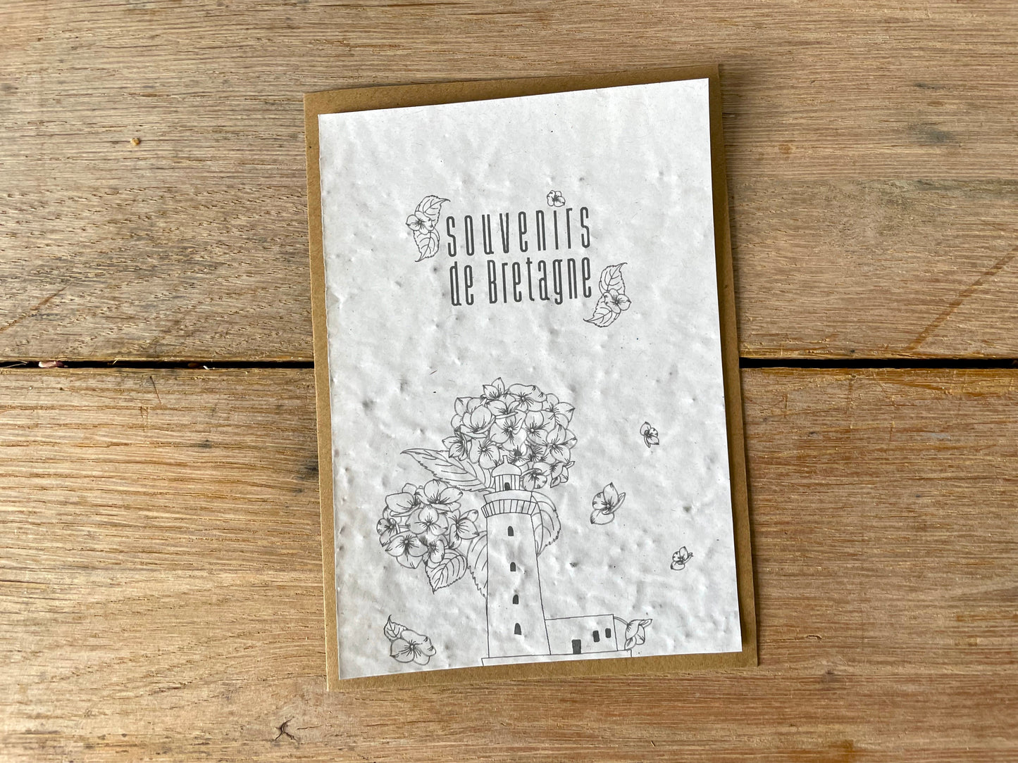 Carte souvenir de Bretagne