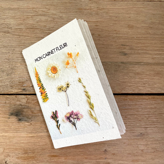 Carnet à planter flower power