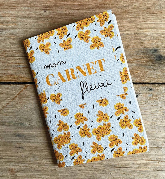 Carnet à planter jaune