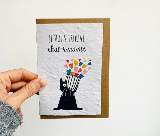 Carte à planter je vous trouve charmante