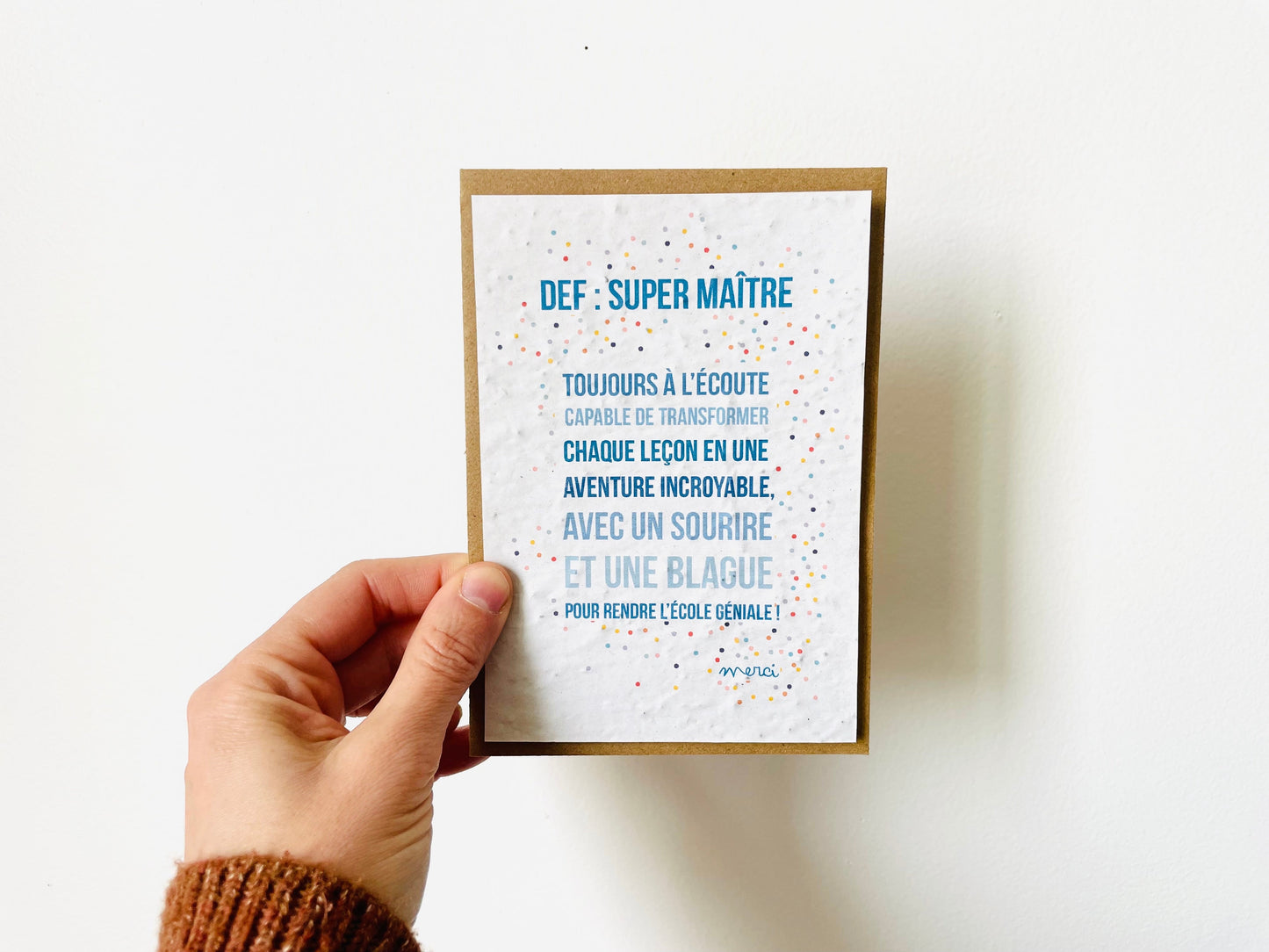 Carte à planter définition super maitre