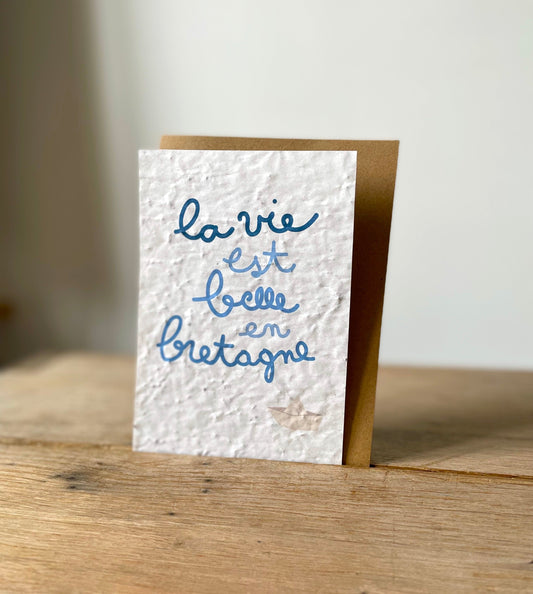Carte la Bretagne est belle
