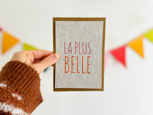 Carte à planter la plus belle