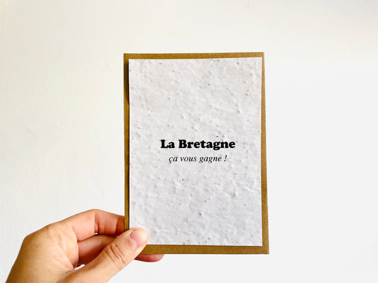 Carte à planter la Bretagne ça vous gagne !