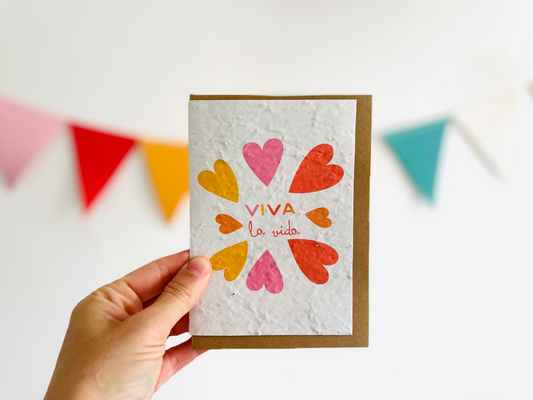 Carte à planter viva la vida
